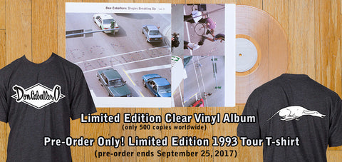Don Caballero Singles Breaking Up (Vol 1) Vinyl LP (Clear or Black) + Limited Edition T-Shirt